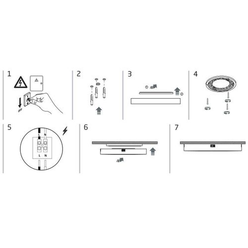 Lampa sufitowa salonowa Lid Round 10404 Nowodvorski LED 35W 3000K biała na Arena.pl