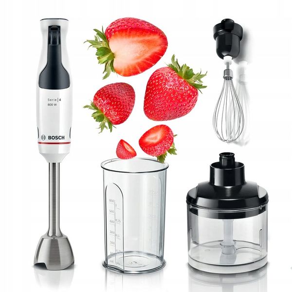 Blender ręczny Bosch MSM4W421 ErgoMaster 800 W Rozdrabniacz Pojemnik zdjęcie 1