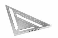 KĄTOWNIK ALUMINIOWY STOLARSKI Z PODSTAWĄ 300MM - 100-E1-906
