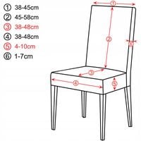 Pokrowiec Na Krzesło Xl Jasny Szary Żakard Bananowiec [13-Z4-Jsz]