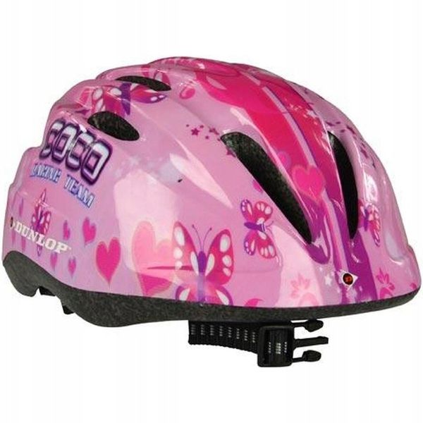 KASK ROWEROWY DZIECIĘCY REGULOWANY DUNLOP R. (48-52CM ) - PINK zdjęcie 2
