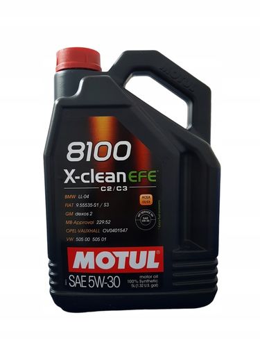 Olej silnikowy Motul 8100 X-Clean EFE 5W-30 5 l API SN+zawieszka na Arena.pl