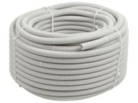 RURA PESZEL KARBOWANA 20mm SZARA Z PILOTEM 25M