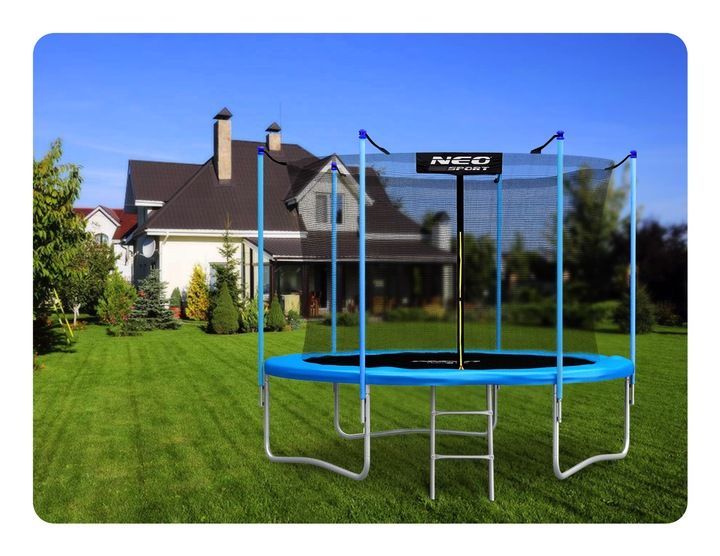 TRAMPOLINA OGRODOWA 252cm 8ft NEOSPORT model 2024 zdjęcie 10