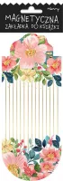 Zakładka Magnetyczna Owal Kolorowe Kwiaty