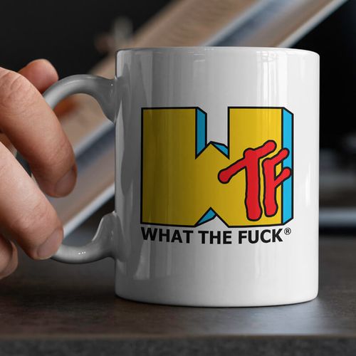 Kubek z nadrukiem - WTF na Arena.pl