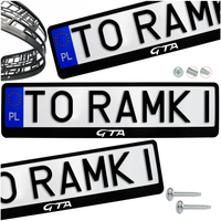 Ramka pod tablice rejestracyjne ALFA ROMEO GTA 1 szt. napis ramki do tablic