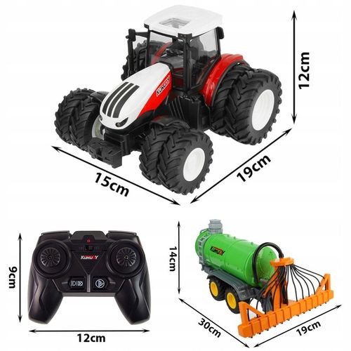 ZDALNIE STEROWANY TRAKTOR XXL CIĄGNIK ROLNICZY PILOT R/C CYSTERNA NA WODĘ na Arena.pl