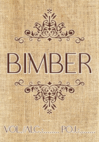 8 x Etykiety RETRO nalepki na BIMBER zestaw na butelki alkohol 10 cm