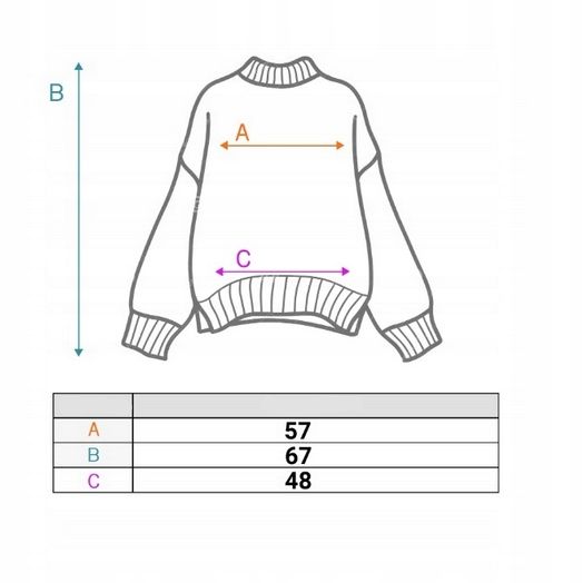 Milusi Luźny KOBIECY SWETER DUŻO KOLORÓW Oversize zdjęcie 3