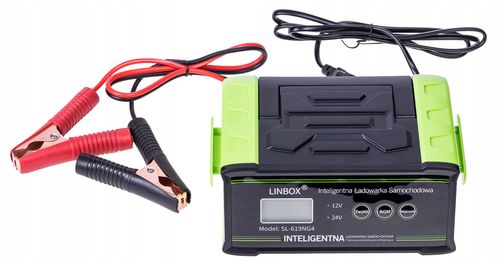 Prostownik Samochodowy do Akumulatorów 24V 12V 30A AGM START-STOP na Arena.pl