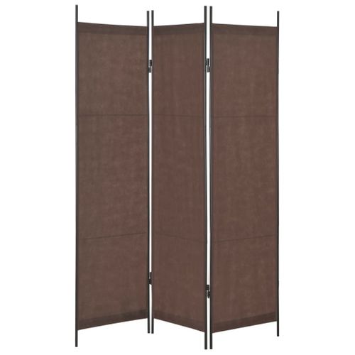Parawan 3-Panelowy, Brązowy, 150 X 180 Cm na Arena.pl