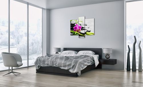 Obraz Na Płótnie - Storczyk Bambus  - 95X80 Cm - Cb95X80-2681 na Arena.pl