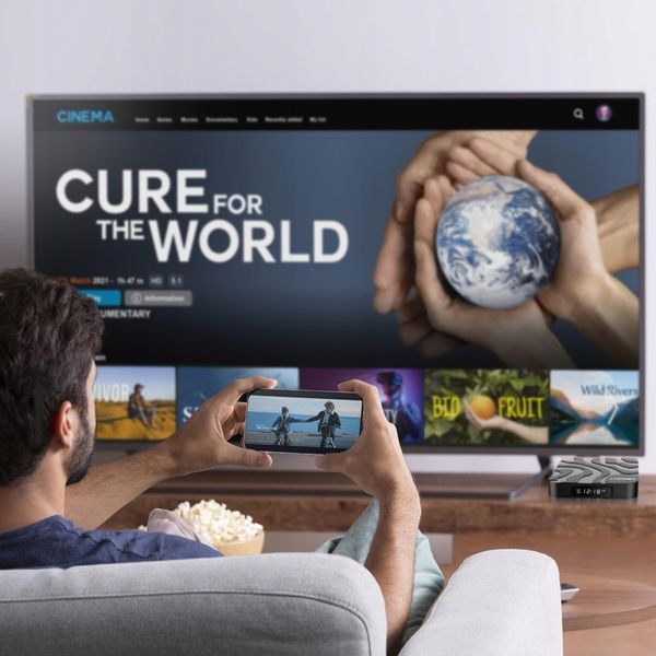 SMART TV BOX ANDROID 9 64BIT 6K WIFI 802.11N HDR + PILOT DEKODER LAN zdjęcie 12