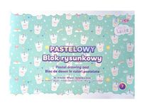blok rysunkowy lenka a4/14k 100g pastelowy a'10
