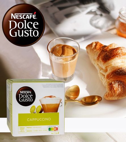 Kawa kapsułki NESCAFE DOLCE GUSTO CAPPUCCINO 16szt + GRATIS videobook na Arena.pl