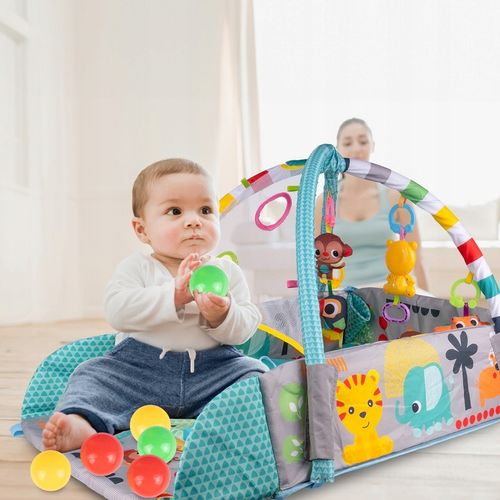 MATA EDUKACYJNA DLA NIEMOWLĄT INTERAKTYWNA 5W1 DUŻA DŻUNGLA na Arena.pl