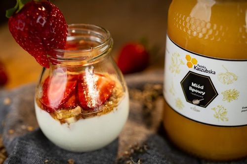 MIÓD LIPOWY - 1,2KG - PASIEKA KASZUBSKA na Arena.pl