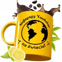 Złoty Kubek Premium Dla Youtubera Prezent Z Nadrukiem Ze Zdjęciem