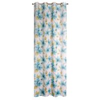 FIRANA FIRANKA PRZELOTKI KWIATY 140X250 CM BIAŁY