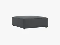 PUF CIEMNY SZARY TKANINA STRUKTURALNA 80/102/40 JODIE OD MICADONI