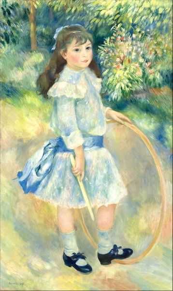 Girl with a Hoop, Auguste Renoir - plakat 42x59,4 cm zdjęcie 1