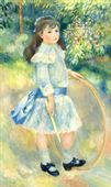 Girl with a Hoop, Auguste Renoir - plakat 40x60 cm