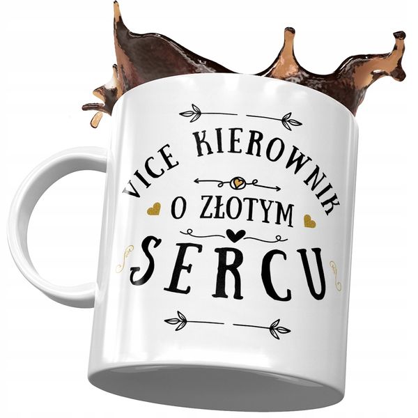 Dla Vice Kierownika Kubek Na Urodziny Na Prezent Z Nadrukiem Ze Zdjęciem zdjęcie 1