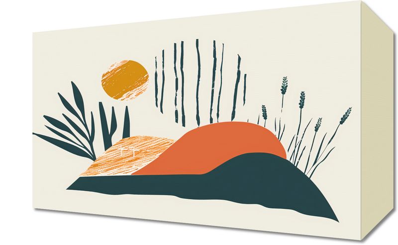 Obraz 30x20cm Wieczór na Łące zdjęcie 1