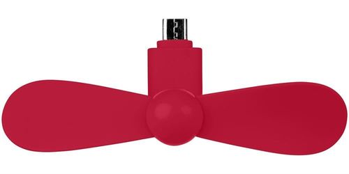 Wiatraczek na micro USB Czerwony na Arena.pl