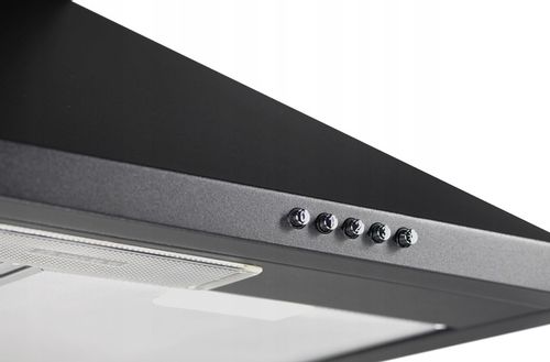 OKAP KUCHENNY KOMINOWY ŚCIENNY 60CM CZARNY LED na Arena.pl