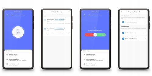 Inteligentna Klamka Tuya WiFi Wkładka Zamka Szyfr Kod RFID Odcisk Palca na Arena.pl