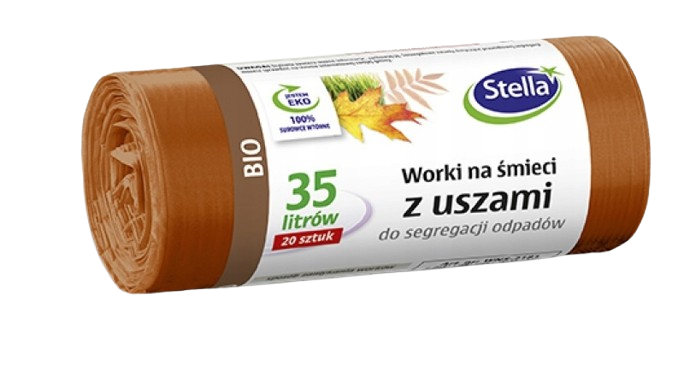 STELLA Worki z uszami do segregacji odpadów BIO zdjęcie 1