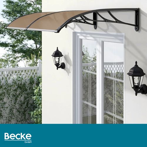 Daszek nad dzrwi wejściowe zadaszenie na balkon okno klimę brązowy 200x100 na Arena.pl