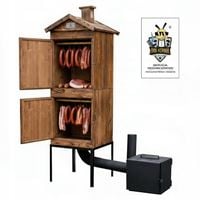 WĘDZARNIA DREWNIANA NAJWIĘKSZA PIEC 4XL OGRODOWA NAJNOWSZA IMPREGNACJA