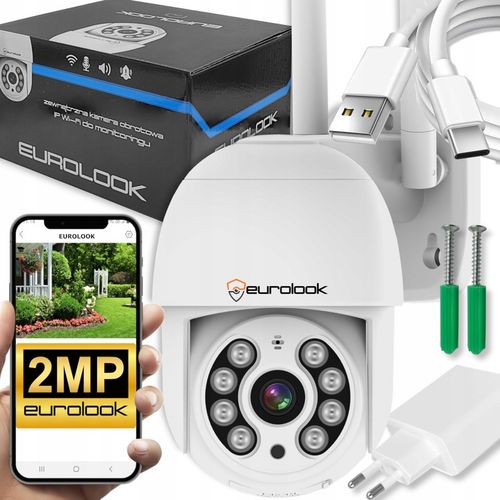 Kamera WiFi SMART IP Zewnętrzna Obrotowa FULL HD 2MPx 1080P 4xZOOM Detekcja na Arena.pl