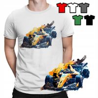 KOSZULKA T-SHIRT MĘSKI WZORY DO WYBORU - F1 FORMUŁA WYŚCIGÓWKA AUTA - L