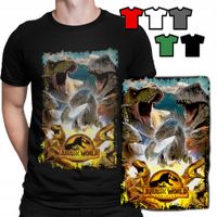 KOSZULKA T-SHIRT MĘSKI WZORY DO WYBORU - PARK JURAJSKI FILMY - XL
