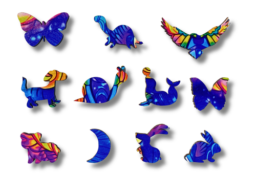 Puzzle Drewniane dla dzieci i dorosłych Motyl 2 Butterfly 2 na Arena.pl