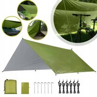 PLANDEKA KEMPINGOWA, 3 M X 3 M, WODOSZCZELNA, OCHRONA PRZED SŁOŃCEM, LEKKA