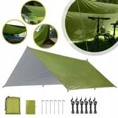 PLANDEKA KEMPINGOWA, 3 M X 3 M, WODOSZCZELNA, OCHRONA PRZED SŁOŃCEM, LEKKA