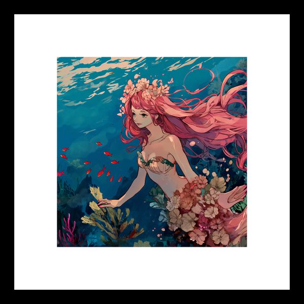 Plakat 20x20cm Nimfa Oceanu zdjęcie 3