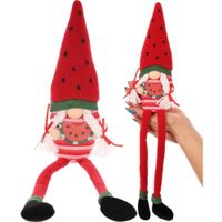 SKRZAT GNOM SIEDZĄCY ARBUZ 35CM DEKORACJA WIOSENNA