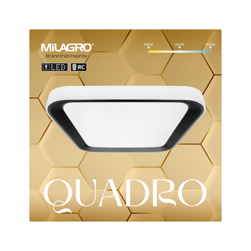 Plafon QUADRO BLACK 66W na Arena.pl