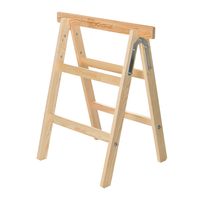 KADAX Stojak Kobyłka Drewniany Warsztatowy Uniwersalny Koziołek Do Cięcia