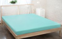 Prześcieradło jersey z gumką 200x220 turkusowy