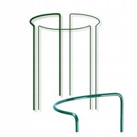 PODPORA METALOWA pierścieniowa do roślin kwiatów Ogrodowa 60cm PODPÓRKA