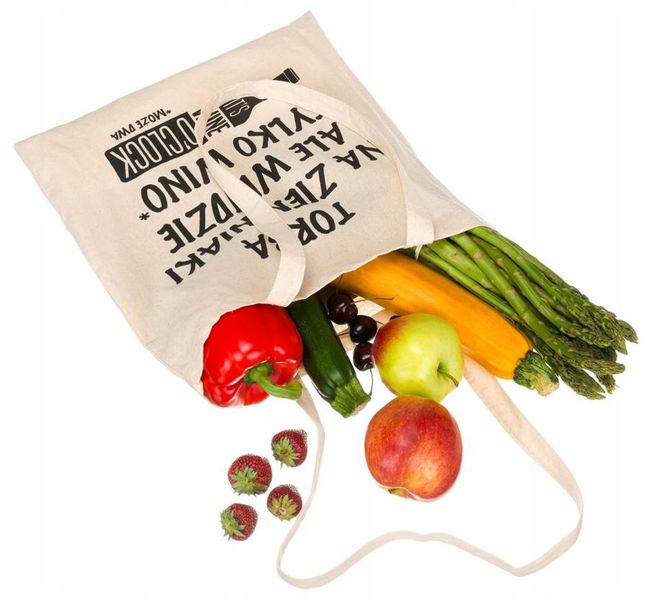 bawełniana torba typu shopper bag zdjęcie 5