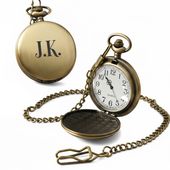 Zegarek Kieszonkowy na Łańcuszku z Grawerem Retro Prezent dla Niego