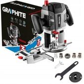 GRAPHITE FREZARKA GÓRNOWRZECIONOWA DO DREWNA 1300W UCHWYT 6, 8, 12mm 59G717